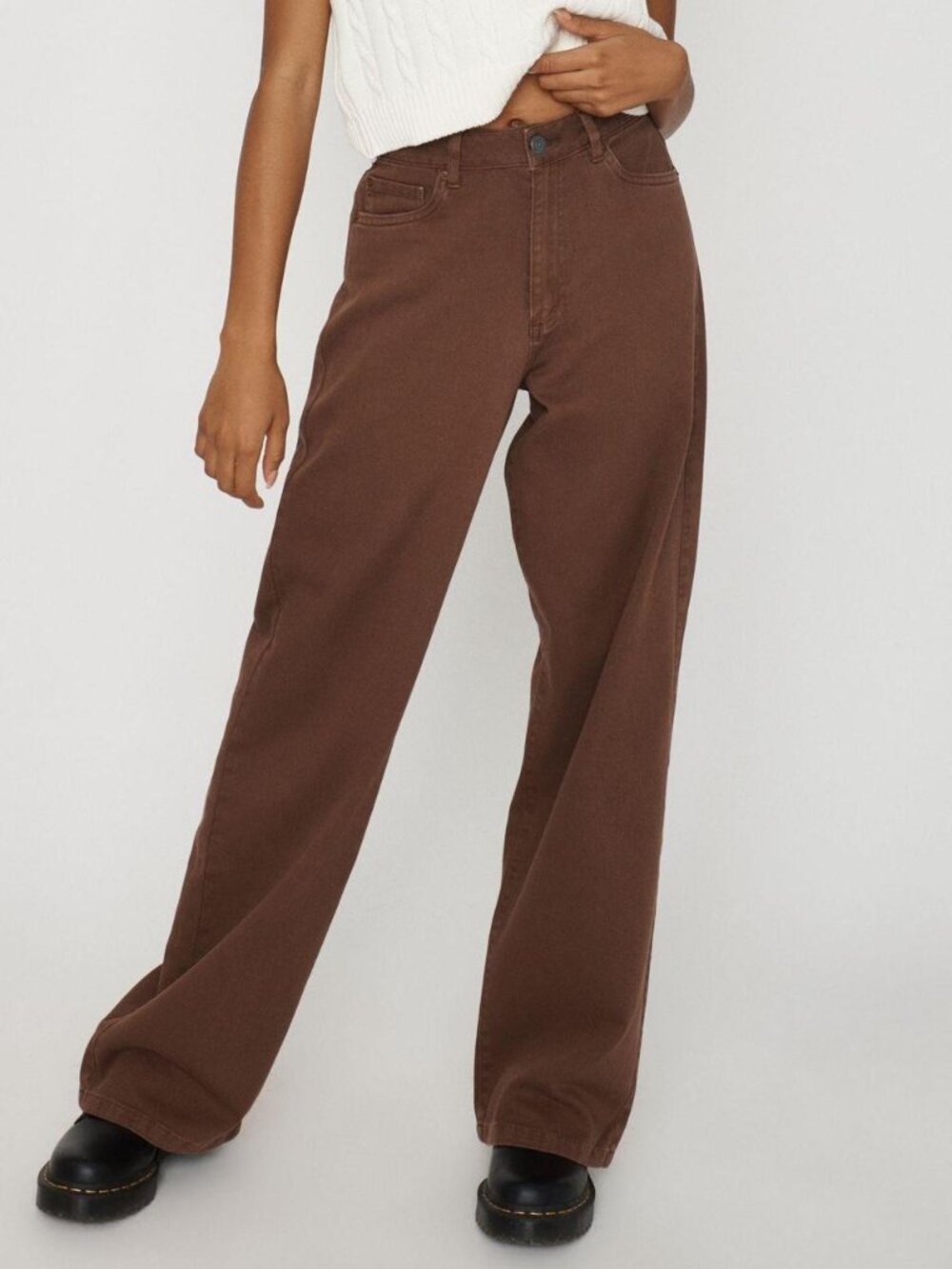 Garage Brown Street Wide Leg Jeans / Brown Carpenter Pants (Size 1)